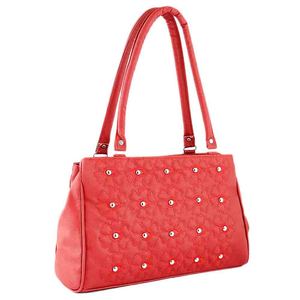 กระเป๋าถือผู้หญิงแบบแฟนซี (6848) - สีแดงเลือดหมู - Product Image 2