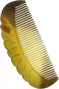2024 hermoso peine de cuerno con estilo para salón y uso doméstico último peine de cuerno de lujo con alta calidad por artesanía de media luna - Product Image 3