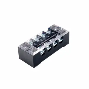 Terminal Block In Case Electrical 15A With Screw 4 Pairs Terminal Block Connector IP20 High Quality