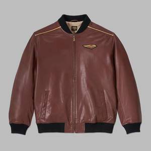 CHAQUETA DE CUERO PARA HOMBRE 120 ANIVERSARIO RON RAISIN CUERO - Product Image 1