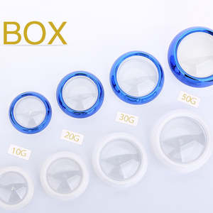 JSJ HZ-30 Boîtes de rangement élégantes pour pilules rondes en ABS+PS 10g 20g 30g 50g / Contenants pour comprimés – Fournisseur en gros - Product Image 5