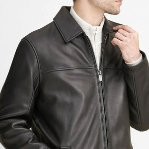 STREET Style Hommes Veste en Cuir Vente en Gros Vestes en Cuir pour Hommes - Product Image 2