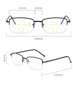 <span class=keywords><strong>Lunettes</strong></span> à lentille progressive anti-lumière bleue <span class=keywords><strong>lunettes</strong></span> de lecture multi-focus à mise au point automatique <span class=keywords><strong>lunettes</strong></span> de lecture en métal étroites hommes femmes - Product Image 6