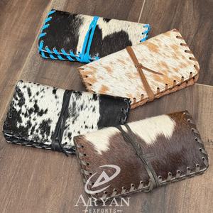 Pochette à tabac en cuir de vachette 100% personnalisée emballage de cigarettes de tabac en cuir véritable pleine fleur sac à roulettes accessoires pour fumer - Product Image 1