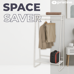 Séchoir à linge moderne et portable Prisitne LS328 en fonte de Taiwan, à poser au sol, gain de place - Product Image 2