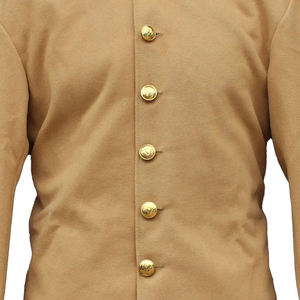 เสื้อคลุมเครื่องแบบทหารใต้ยุคสงครามกลางเมืองแบบจำลอง ทำจากผ้าขนสัตว์สีพื้น - Product Image 4