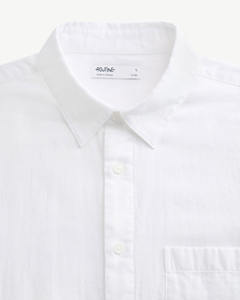 Camisa de Manga Larga de Punto Sólido, Estilo Casual Moderno para Hombre, 100% Algodón, Transpirable, Ajustada, con un Solo Botón, Estilo Vietnamita - Product Image 3