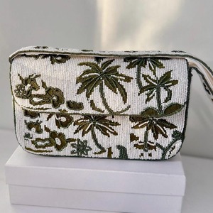 New Arrival Baby <b>Shower</b> Eco Friendly Beading Potli <b>Bag</b> Indian Printed Baby Foot Handle Drawstring Closure Unisex Gift - Product Image 5