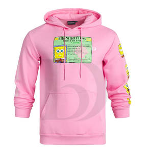 Estilo americano moda personalizada hombres Streetwear Sudadera con capucha diseño personalizado algodón grueso pesado Anime sudaderas peso pesado de gran tamaño - Product Image 5