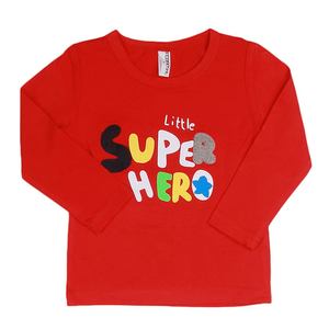 Camiseta de manga larga para niño - Roja - Product Image 2