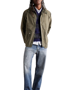 Veste de travail en toile de coton pour homme, boutonnée, grande taille, uniforme de travail d'hiver, décontractée, style urbain, broderie - Product Image 4