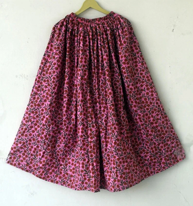 Traditionnel décontracté coton Maxi jupe écran à la main imprimé Tribal Design taille libre Wrap Style robe de plage maison porter danse taille - Product Image 6