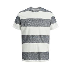 Venta al por mayor de verano de moda de manga corta hombres Camiseta 100% algodón último diseño Casual en blanco precio barato cuello alto hombres camisetas 2023 - Product Image 1