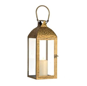 Stylish Small Metal and <b>Glass</b> <b>Lantern</b> Christmas Decoration Metal <b>Lanterns</b> for Home Decor and Christmas Decoration - Product Image 3