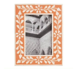 Cadre photo en bois massif et résine, cadre photo artisanal pour mariage, souvenir d'amour, décoration de table, décoration de la maison, au meilleur prix - Product Image 3