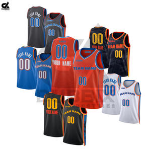 Conjunto de Uniforme de Baloncesto de Oklahoma City 2024-25, Alta Calidad, 100% Poliéster, Logotipo Personalizado Cosido y Bordado, Talla Grande - Product Image 5