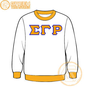Sudadera de lana de algodón Sigma Gamma Rho personalizada de alta calidad, Jersey bordado, chaqueta para mujer, ropa griega, estilo de hermandad - Product Image 3