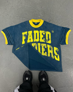 Venta al por mayor 100% algodón lavado camisetas de gran tamaño al por mayor de algodón vintage ácido lavado boxy gráfico camisetas de stock - Product Image 2