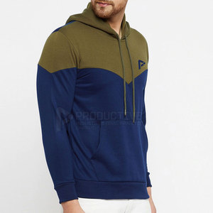 Sweats à capuche décontractés confortables de haute qualité pour hommes pour l'hiver Nouveau style Vente en ligne Sweatshirts teints en couleur unie - Product Image 5