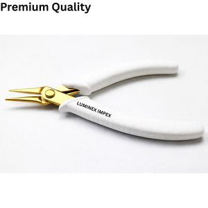 Alicates de Punta Fina Premium Dorados de 5 Pulgadas, Acero Inoxidable, Herramienta de Precisión para Joyería, para Proveedores de Goggles, Ebay y Etsy - Product Image 3