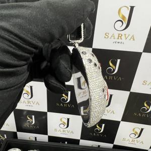 Collar Personalizado de Lujo Sarva Jewels, Plata de Ley 925, Diamante Moissanite VVS con Certificado IGI, Estilo Hip Hop, para Hombre - Product Image 6