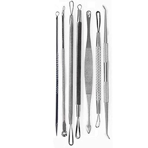 Belleza profesional 7PCS Blackhead Remover Tool Acero inoxidable Pimple Blemish Comedone Extractor Face Care Beauty Tool Set Kit - Product Image 3