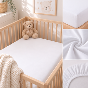 Parure de lit bébé 100 % coton OEM, drap-housse respirant, housse de matelas élastique, taie d'oreiller – Vente en gros Denizli Turquie - Product Image 3
