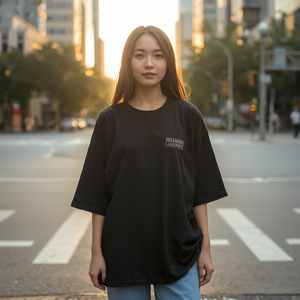 Oversized T-Shirt Loose Fit Cotton Streetwear Short Sleeve Tee with OEM ODM Customization - Product Image 2