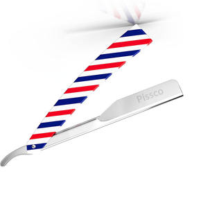 High Quality Stainless Steel Manual Folding Shaving Razor Straight <b>Edge</b> Barber Tool for Clean Beard Shaving - Product Image 4