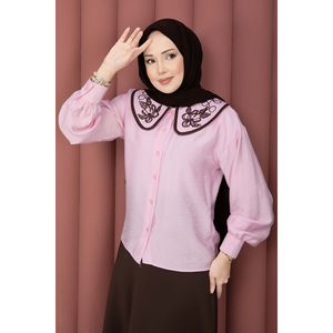 Conjunto de Falda y Top de Popelina con Estampado de Moda Veraniega, Cuello Bordado, Tallas XL y XXL, Estilo Lindo, Tela de Poliéster para la Temporada de Verano - Product Image 2