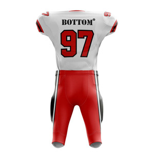 Venta al por mayor de fútbol americano corto Liga Jersey logotipo personalizado apliques bordados Reversible sublimado DISEÑO DE FÚTBOL AMERICANO - Product Image 6