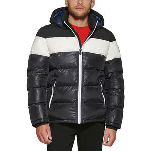 Nouveau de haute qualité OEM personnalisé imprimé rembourré bulle chaud hiver hommes manteaux bouffant veste 2025 chauffé hommes bouffant veste - Product Image 1