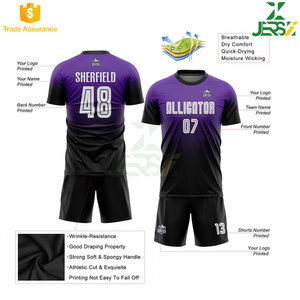 เสื้อฟุตบอลสโมสรสำหรับผู้ใหญ่แบบแห้งเร็ว พิมพ์ลายโลโก้ตามสั่ง ผลิตจากโพลีเอสเตอร์ 100% สำหรับทีมฟุตบอลมืออาชีพ 男女  ชุดกีฬา - Product Image 2