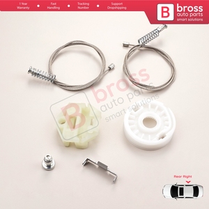 BWR1003 Kit de réparation de lève-vitre arrière droit pour Astra H A04 2004-2014 4/5 porte 13100424 - Product Image 2