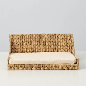 Lit pour chat en jacinthe d'eau, cage pour chien, lits en gros, paniers pour animaux de compagnie, panier mural pour dormir pour animaux de compagnie - Product Image 3