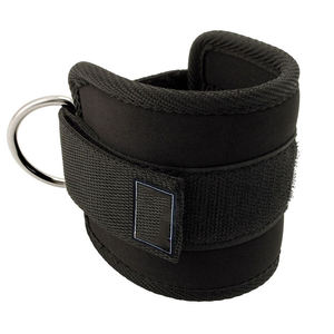 Logotipo personalizable y correas de tobillo de neopreno de color con anillos en D dobles Fitness Body Building Ejercicio Levantamiento de pesas Tobilleras - Product Image 6