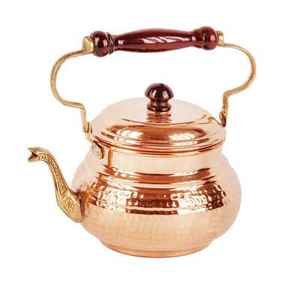 Hervidor de cobre para restaurantes y servicios de catering Hervidor de agua de cobre saludable ecológico con asa para servir té y leche - Product Image 3