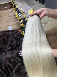 Extensiones de Cabello Humano Virgen Vietnamita Liso de 28 Pulgadas y 100 Gramos, de Alta Calidad con Puntas Super Doblemente Tramadas, Gran Venta - Product Image 4