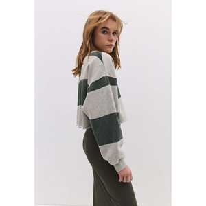 Sudadera Corta a Rayas - Product Image 3