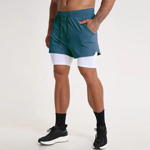 Fitness Gym Wear Quick Dry Board Beach <b>Shorts</b> Comfort <b>Swimming</b> Compression <b>Liner</b> Double Layer <b>Shorts</b> Wholesale Wear Top Quality - Product Image 3