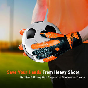 Guantes de Portero de Fútbol Profesionales Elite con Corte Negativo Ultra GTech Pro de Látex, Impermeables y Transpirables para Uso en Exteriores - Product Image 3