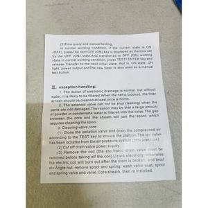 1/2 valvola di scarico a condensa a tempo 110V ad azione diretta valvola di sicurezza a 2 vie per il drenaggio automatico - Product Image 3