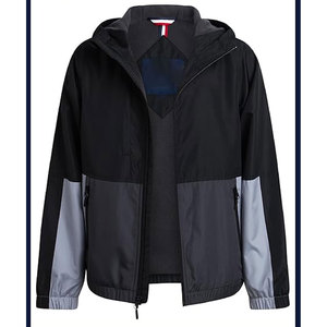 Échantillon gratuit, vente en gros, veste d'hiver pour homme, mode, extérieur, toile, polyester, polaire, col montant, logo personnalisé sur le devant - Product Image 2