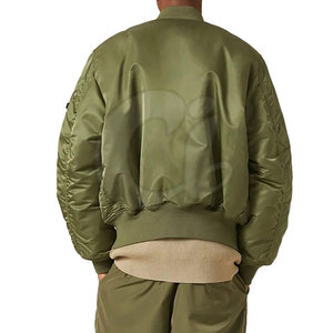 Vente en gros blouson bombardier pour hommes style le plus récent blouson bombardier pour hommes avec logo personnalisé veste d'hiver - Product Image 3