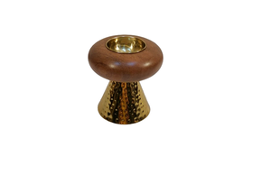 Cuerpo de Metal chapado en oro nuevo, soporte de madera para incienso Bakhoor, dispensador Busrner Oud para fragancia de Hotel en casa, uso aromático - Product Image 6