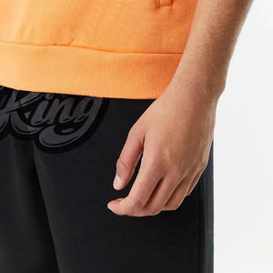 Custom Men's High Street Style Solid Pattern Fleece Cargo Shorts Convenient <b>Boxer</b> Sweat <b>Pants</b> with Printed Logo for Boys - Product Image 3