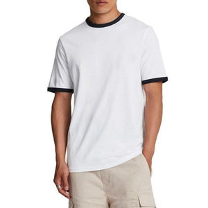 Camiseta Ringer con estampado personalizado para hombre, camiseta ligera suave para hombre, camiseta de manga corta con cuello redondo para hombre y mujer, camiseta de gran tamaño - Product Image 1