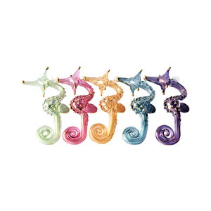 Adorno de Cristal Hecho a Mano Vetro Mano CO 010 Caballito de Mar - Product Image 1