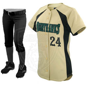 Meilleures ventes d'uniformes de softball pour hommes, ensemble de vêtements de sport à logo personnalisé, respirant et grande taille pour vêtements d'équipe - Product Image 6