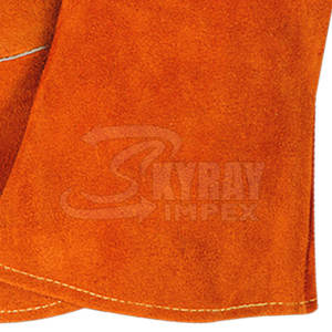 ถุงมือเชื่อมหนังวัวคุณภาพสูงระดับมืออาชีพถุงมือเชื่อมมือแบบนิ่มสำหรับทำงานกลางแจ้งใช้งานประจำวัน - Product Image 6